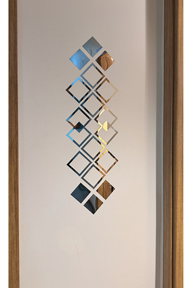 Ayna Duvar Dekoru 17 Parça AKF01 Model - 5