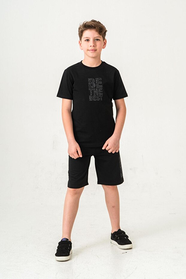 Be the Best Printed Boy Shorts - T-Shirt Set