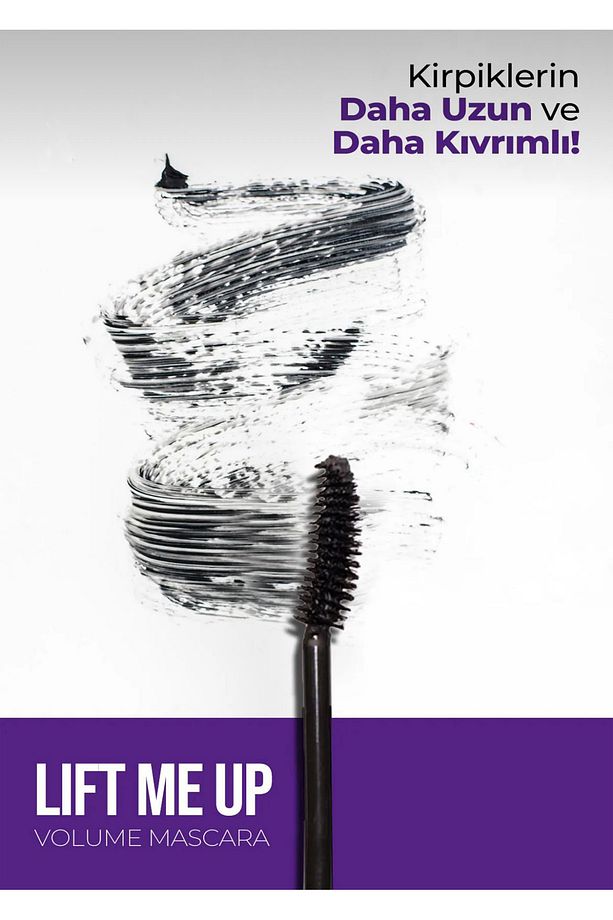 Lift me up Volume Mascara 8 ml Göz Kalemi NW001 & Sivi Allik (Sedefli) No:02 AVANTAJLI SET - 3
