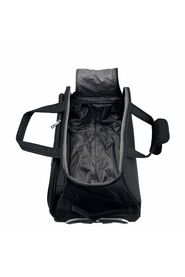 Ççs London Orta Boy 00676 Kumaş Valiz El Çantası Siyah - 2