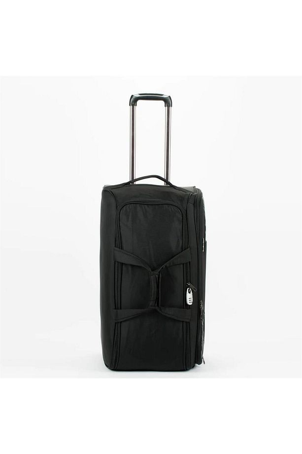 Ççs London Orta Boy 00676 Kumaş Valiz El Çantası Siyah - 7