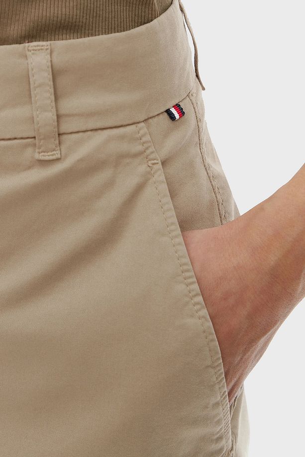 Streç Pamuklu Relaxed Fit Yüksek Bel Mini Short SHORT WW0WW42457 AEG - 4