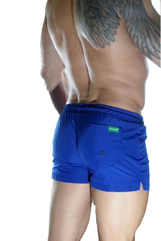 Erkek Mavi Mini Mayo Short - 3