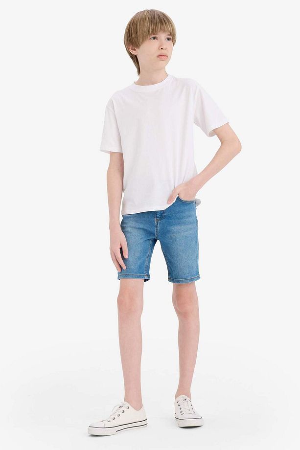 Erkek Çocuk Jean Şort D7899A825SM - 5