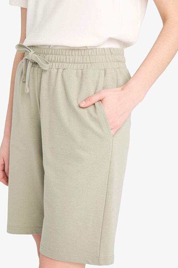 Regular Fit Normal Bel Düz Paça Bermuda Şort N7439AZ24HS - 5