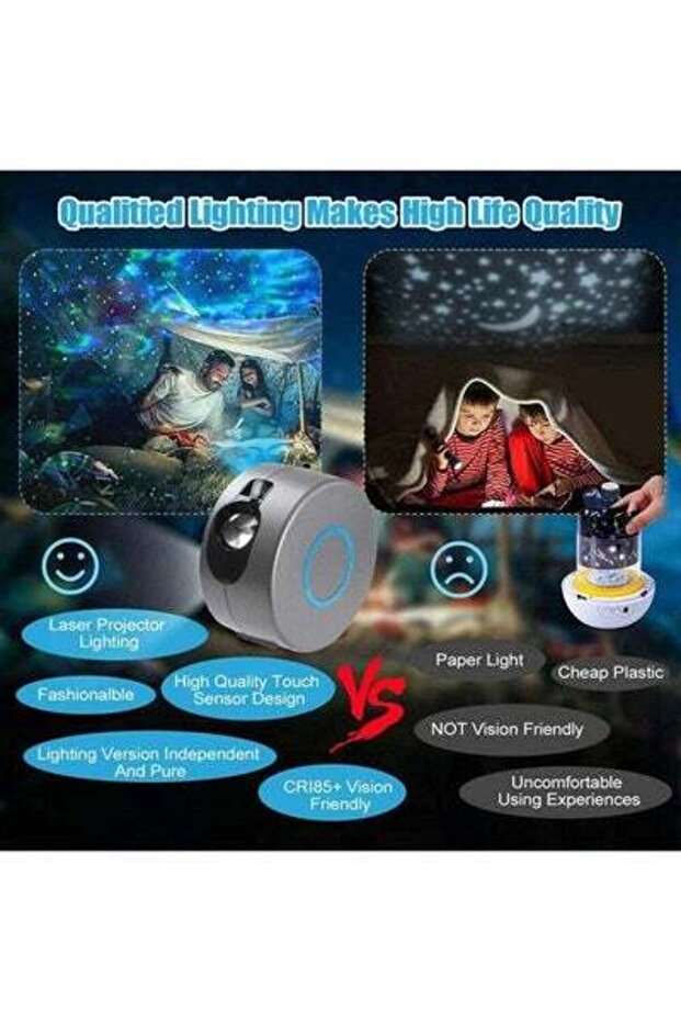 ضوء ليلي LED مع جهاز تحكم عن بعد متعدد الألوان - 3