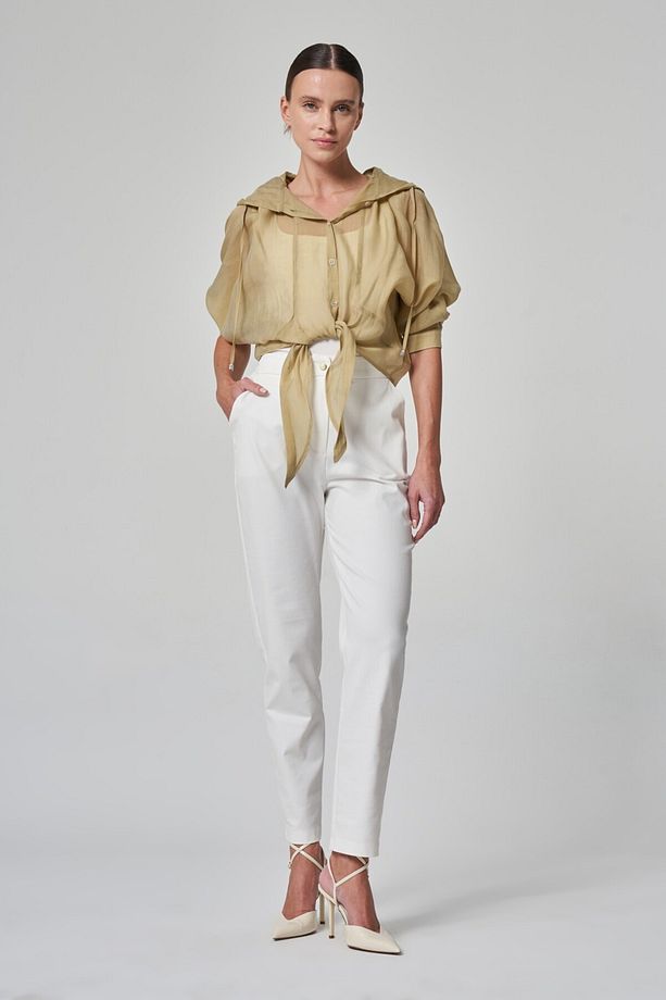 Kapüşonlu Oversize Bluz - 3