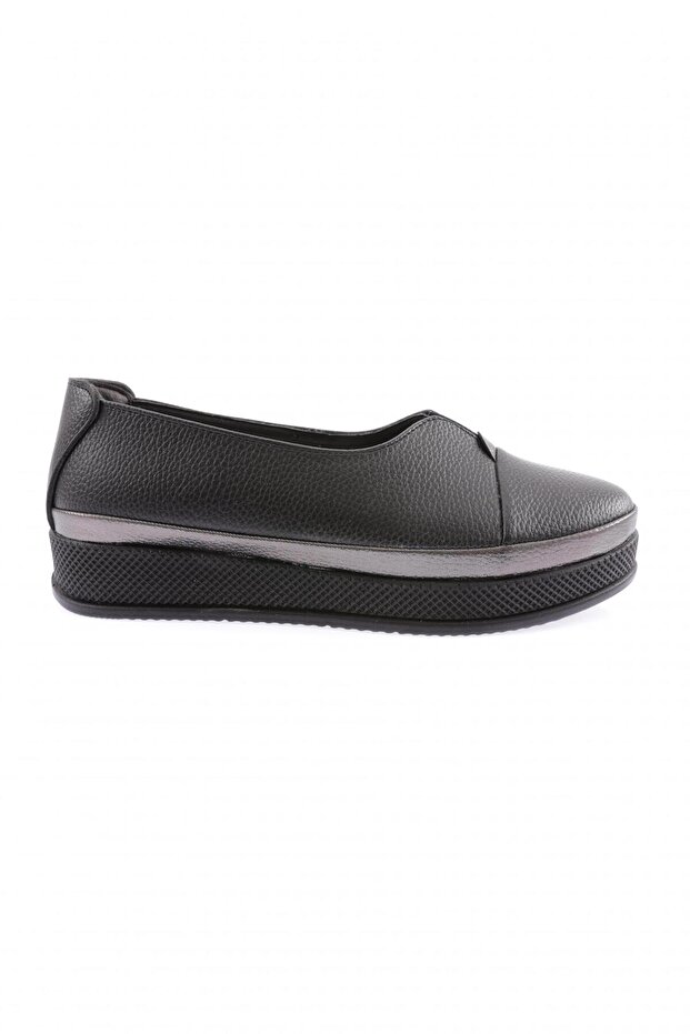 Women's Thick Sole Comfort Shoes Black 2813226