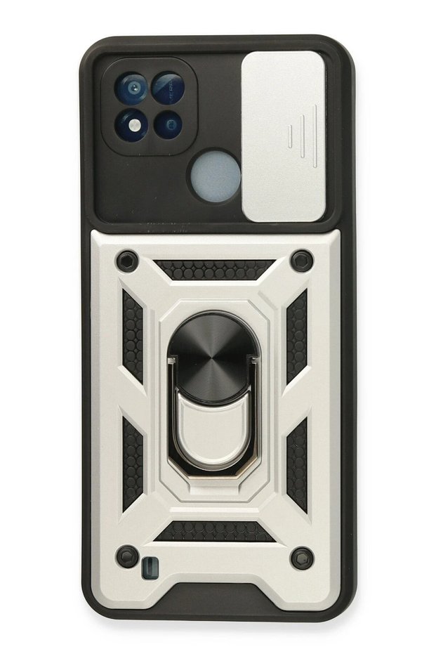 Realme C11 2021 Case Pars Lens Ring Silicone - Silver Gnzrz
