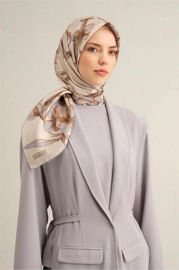 ARMİNE SURA İPEK EŞARP 2025 YAZ SEZONU 9324D01-82 - 1