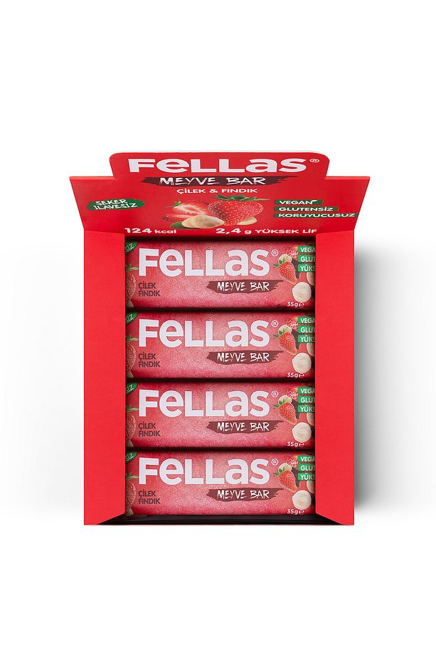 Meyve Bar - Çilekli ve Fındıklı 35g x 12 Adet - 5
