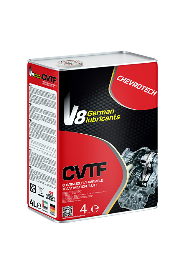 V8 German Lubricants CVTF – Continuously Variable Transmission Fluid – 4 Liters