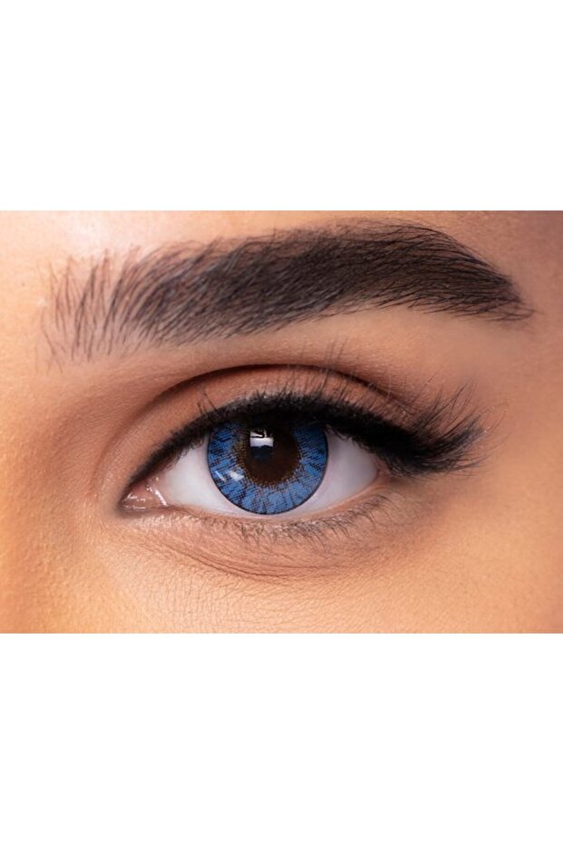 Air Optix Colors Monthly Color Contact Lens - True Sapphire - ( -2.75 Power)