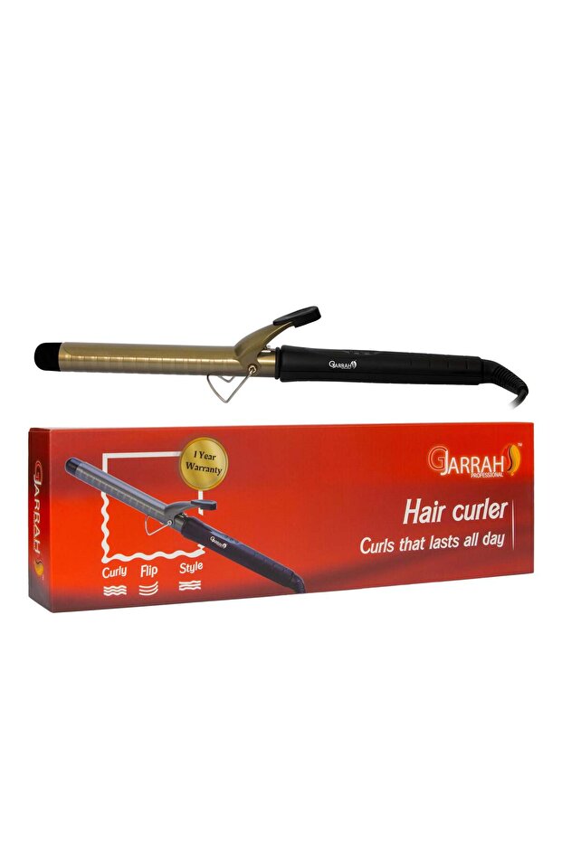 Professional Ceramic Hair Curler 25mm - Digital Display & 210°C Max Heat