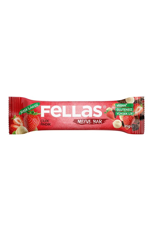 Meyve Bar - Çilekli ve Fındıklı 35g x 12 Adet - 3