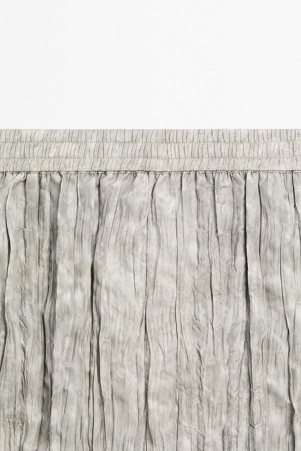 Fluid midi skirt with striped detail - 6