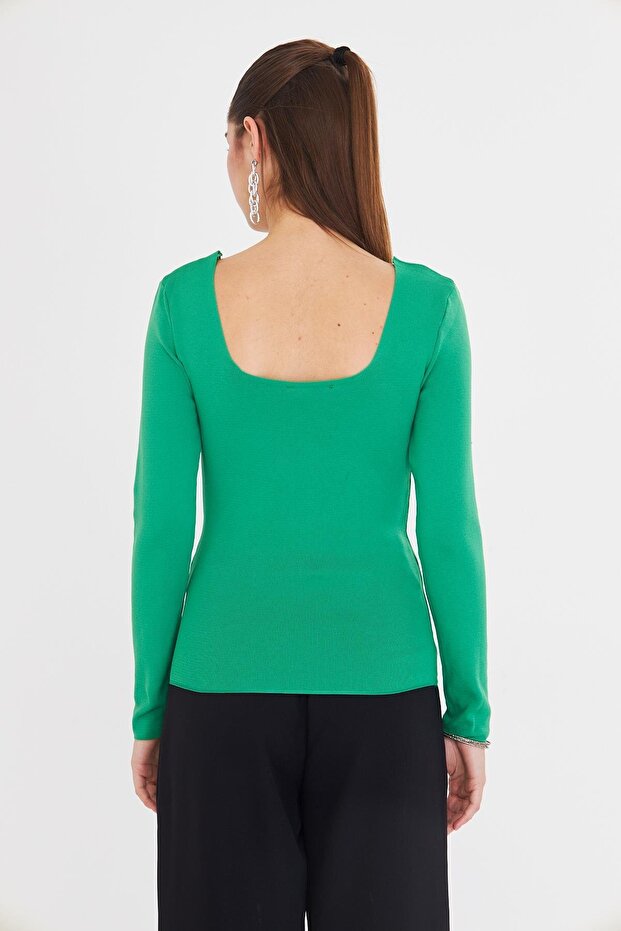 Geniş Yaka Triko - 5