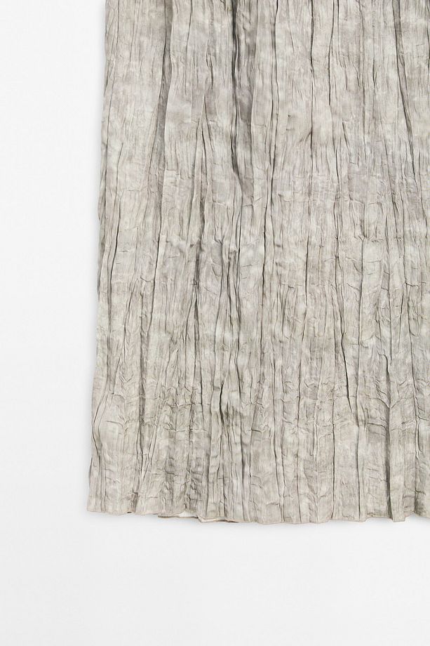 Fluid midi skirt with striped detail - 8