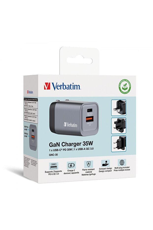 32200 GNC-35 2 Bağlantı Noktalı 35W GaN Duvar Şarj Cihazı - 3