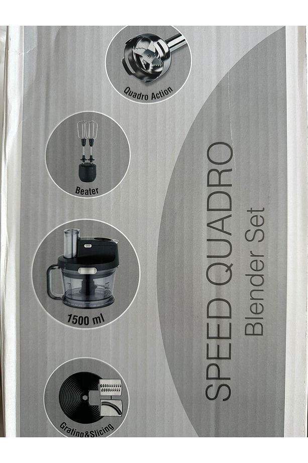Mutfak Robotu Seti Çok Amaçlı Blender Set Silver - 7