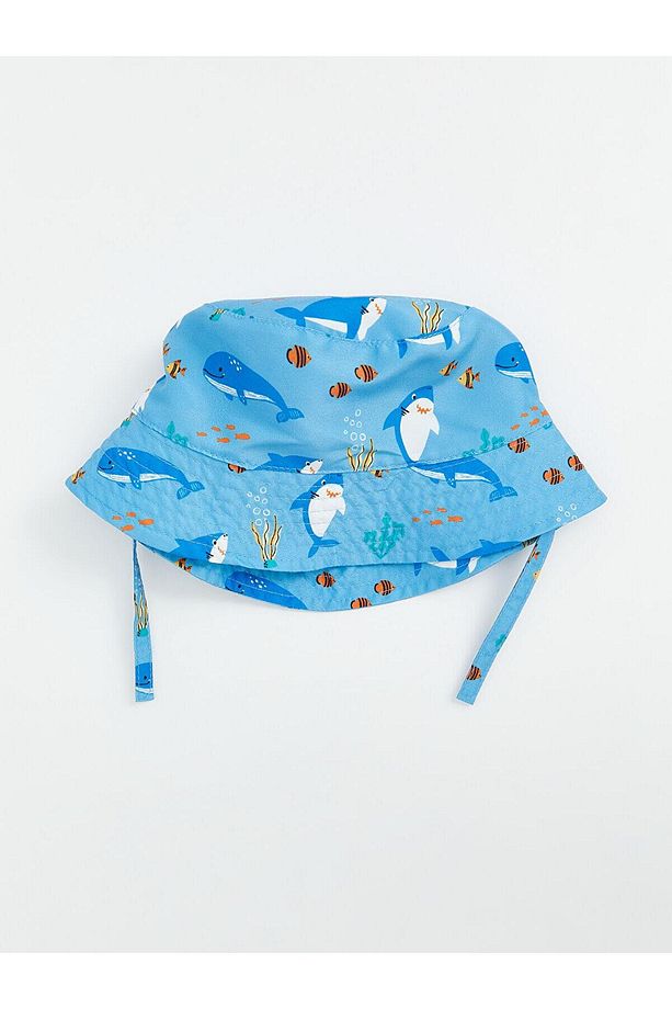 Baskılı Erkek Bebek Bucket Şapka (S5) - 3