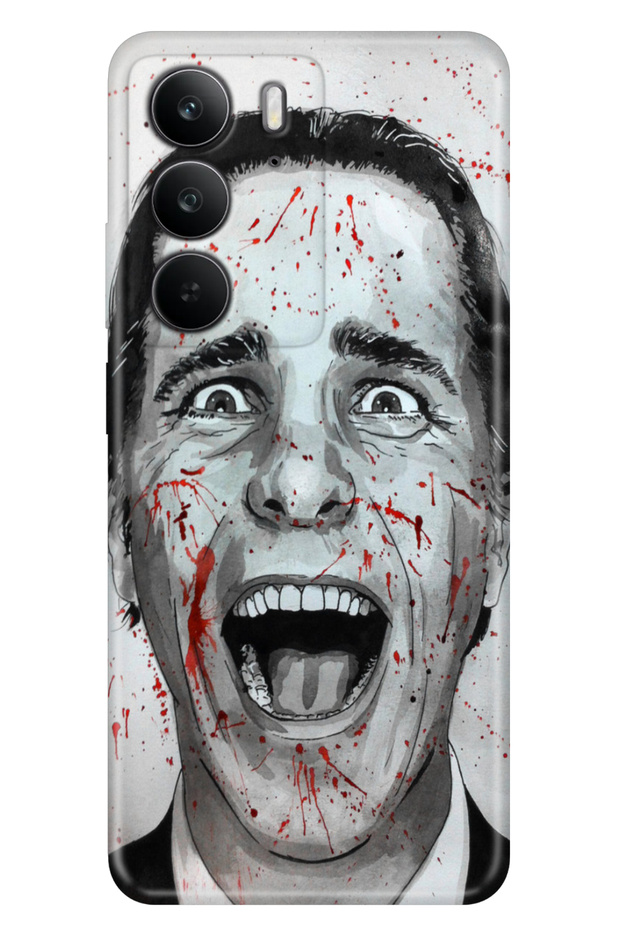 C75 (RMX3941) غطاء حماية من السيليكون المزخرف مطبوع عليه American Psycho