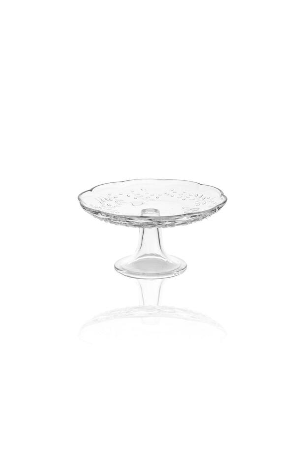 Pedestal Glass Presentation Plate 20X10 cm Cam0500