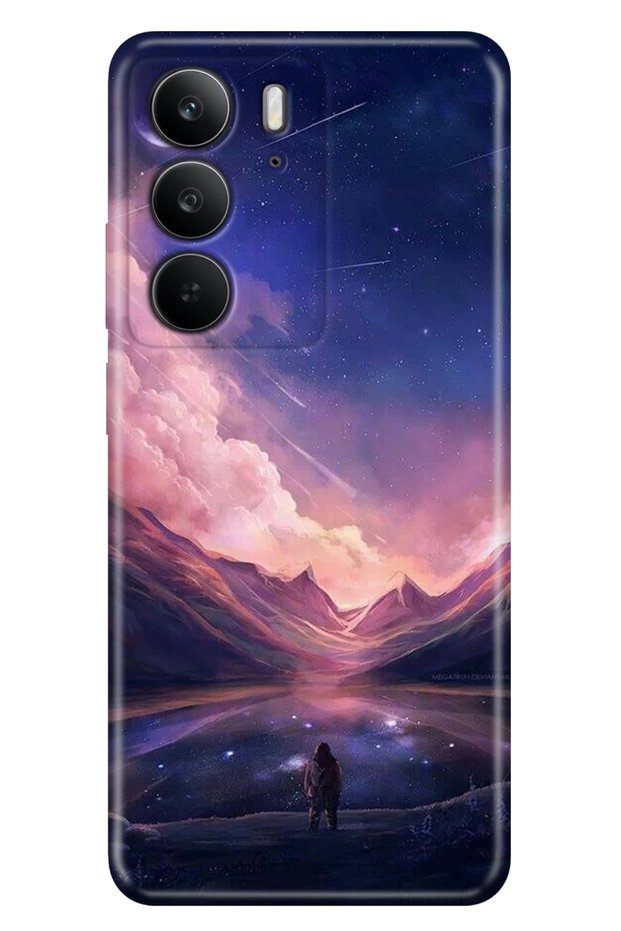 C75 (Rmx3941) Case Colorful Silicone Printed Tpu Mars Life