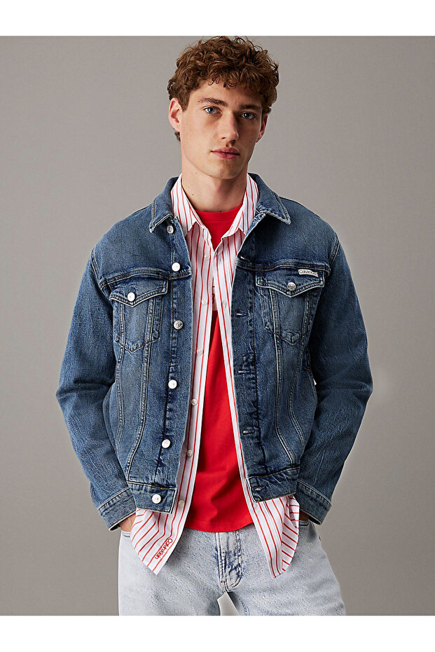 SLIM DENIM JACKET - 1