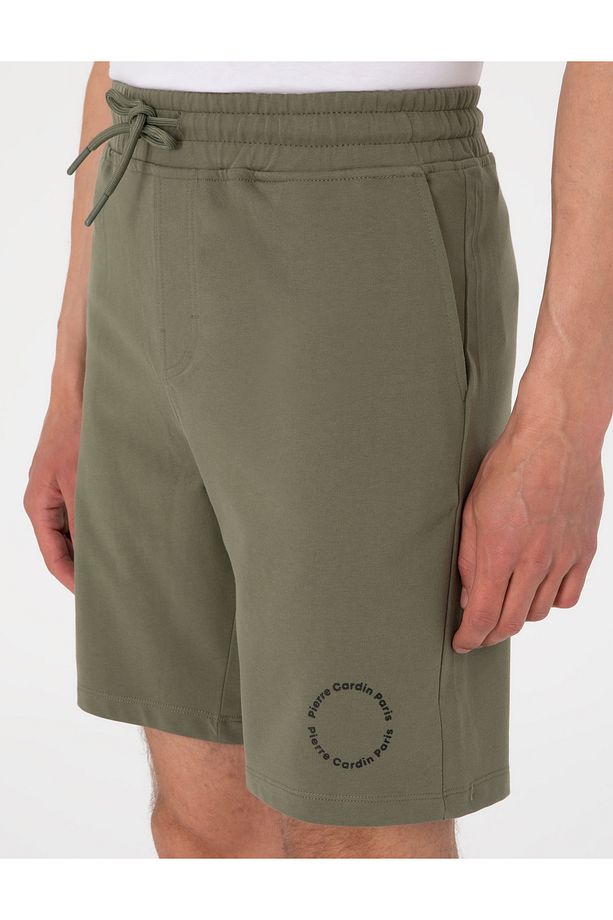 Haki Regular Fit Örme Şort 50310107-VR027 - 5