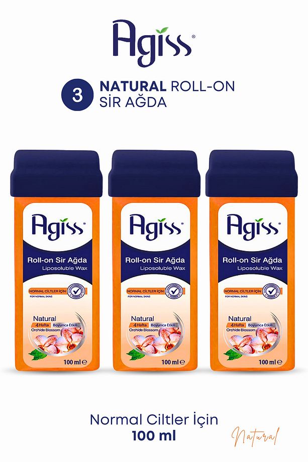 Normal Ciltler Için Roll-on Sir Ağda, Kartuş Ağda 100 ml - For Natural Skins 3 Adet - 1