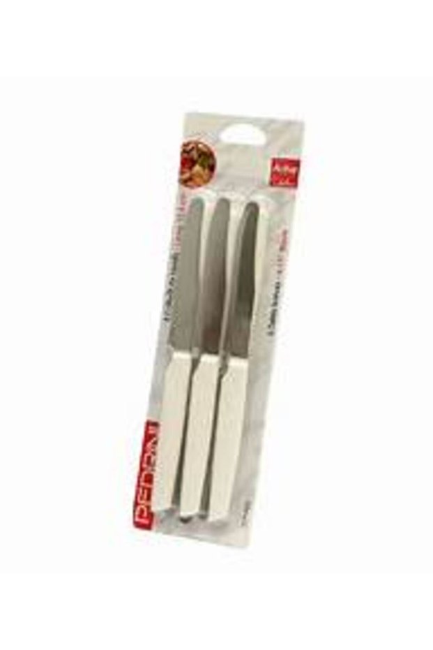 KITCHEN KNIVES SET6PCS WHITE HANDLE