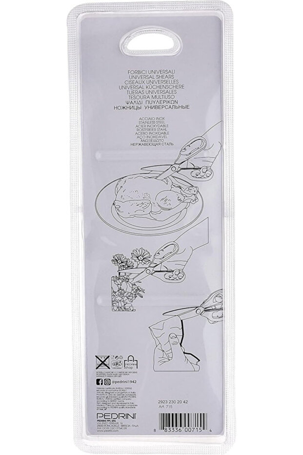 KITCHEN SCISSORS WHITE&RED - 3