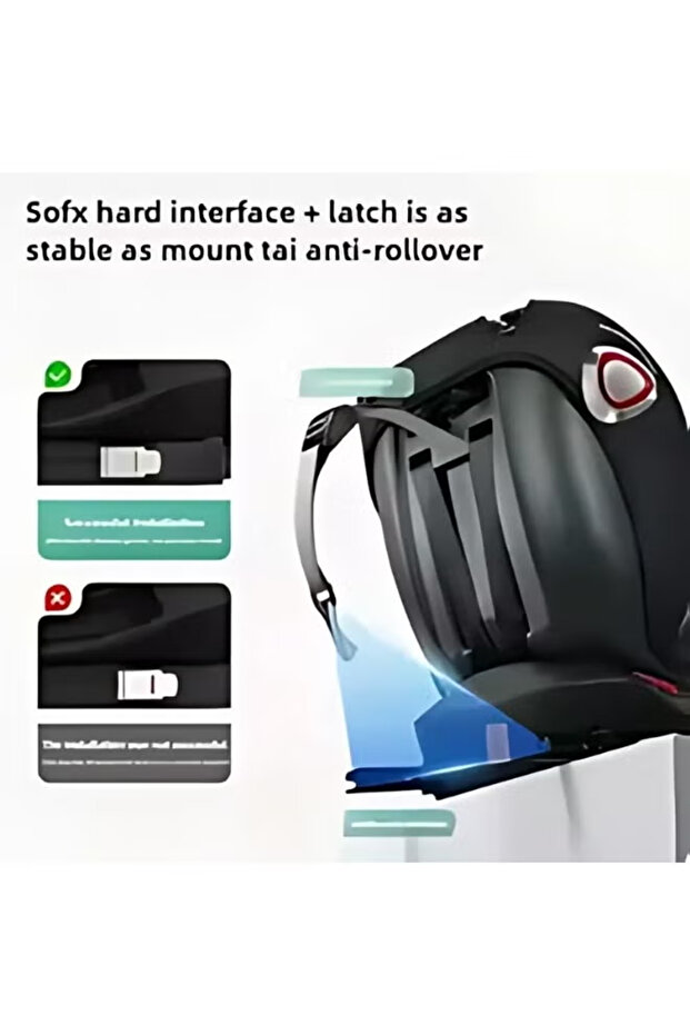 Comfortable Baby Car Seat, for Children from 1 Month to 12 Years with Multiple Reclining Positions - 4