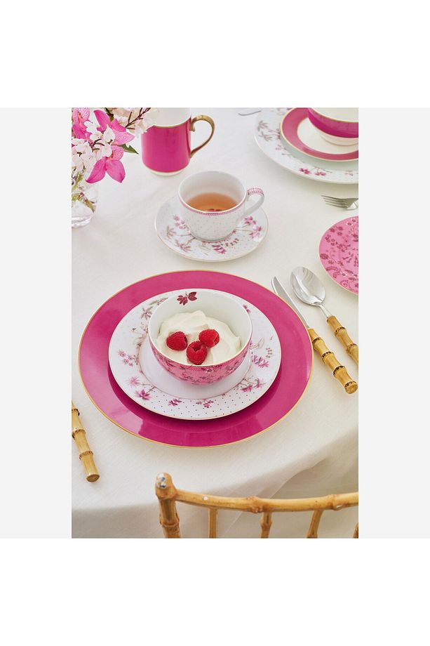 Jolie Beyaz Porselen Çay Fincan Seti 280 ml - 3