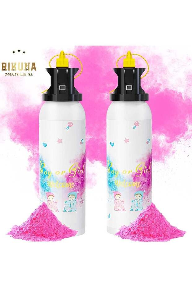 Shreeji Pack of 2 Gender Reveal Color Blaster | Gender Reveal Party | Party Events