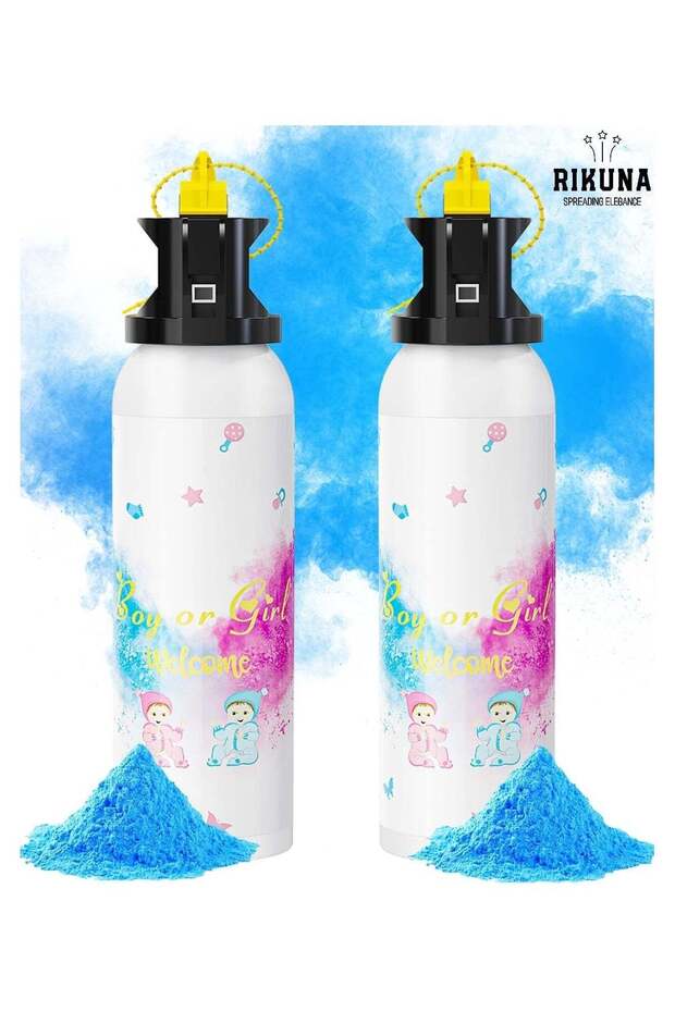 Shreeji Pack of 2 Gender Reveal Color Blaster