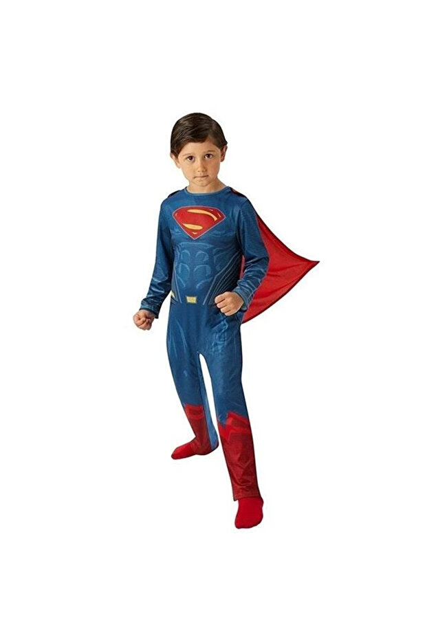 Justice League Classic Superman Costume Medium 5-6 Years