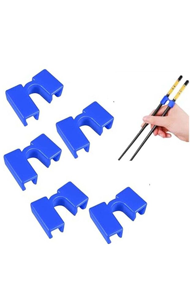 Vitacelli Chopstick Helpers 5 Pieces Reusable Chopstick Helpers Training Chopsticks BPA Free POM Fon