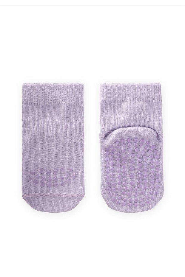Crawling and Anti-Slip Socks Lilac