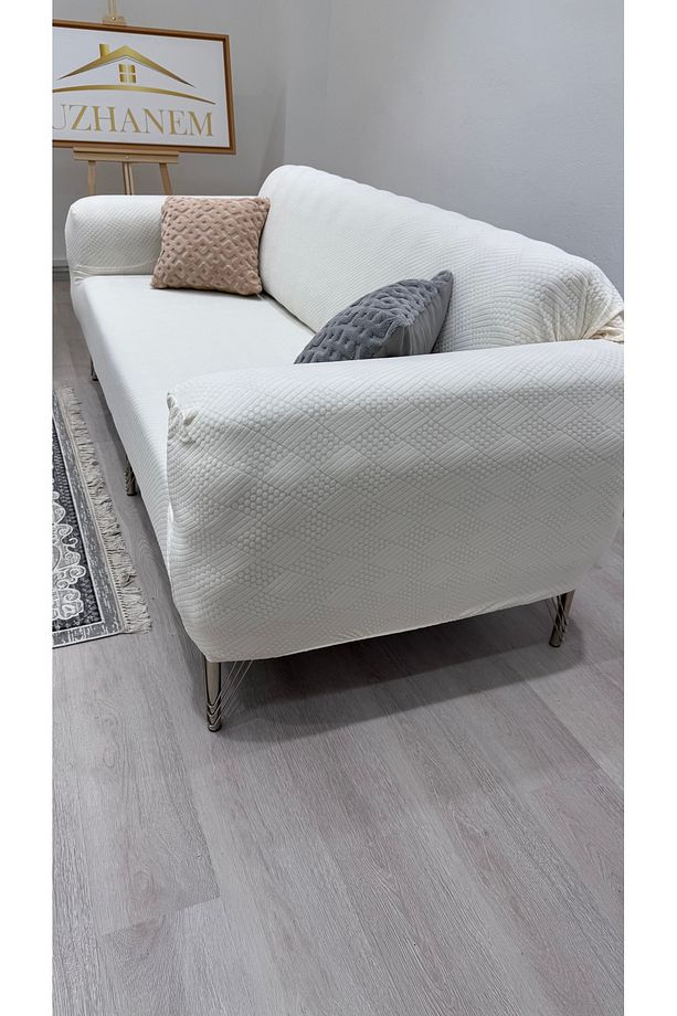 Koltuk Kılıfı Koltuk Örtüsü 3kişilik Koltuk Için Likrali Yüksek Kaliteli Esnek . Sofa Cover - 6