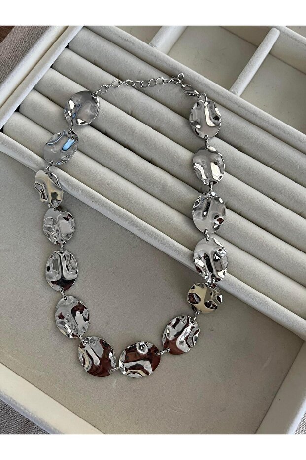 Plaka Kolye Gümüş - 2