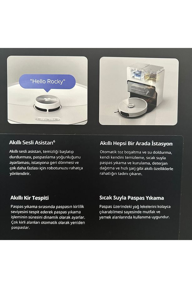 Sıcak Suyla Paspas Ve Kendini Yıkayan Yeni Nesil Benzersiz S8 Maxv Ultra Akıllı Robot Süpürge - 8