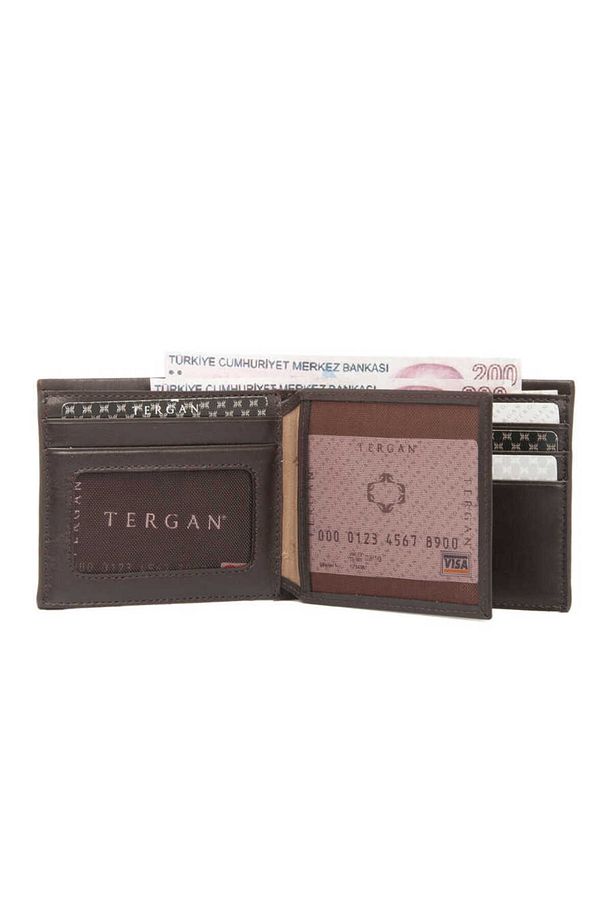 Kahve Hakiki Deri Erkek Cüzdan - S1ce00001588-d38 - 3