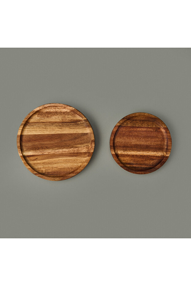 Kitchen Akasya 2'li Sunum Tabağı - 3