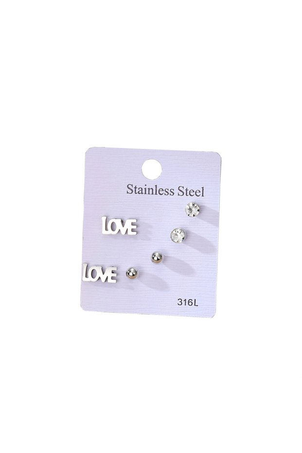 Set Cercei Eleganti INOX Sic Moda 5465
