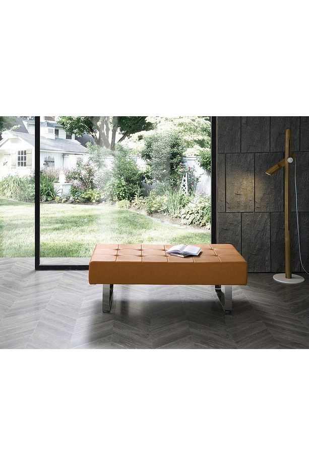 Metal Ayaklı Bench - Suni Deri Döşeme 45*120 Cm Yükseklik 40 Cm - 1