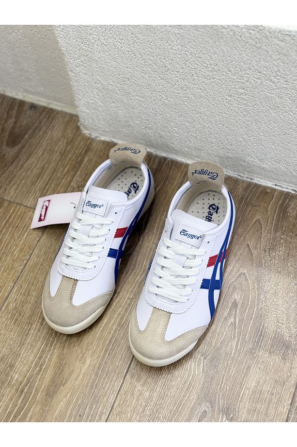 E E-3226 Hakiki Deri Düz Taban Sneaker Spor Ayakkabı Unısex - 1