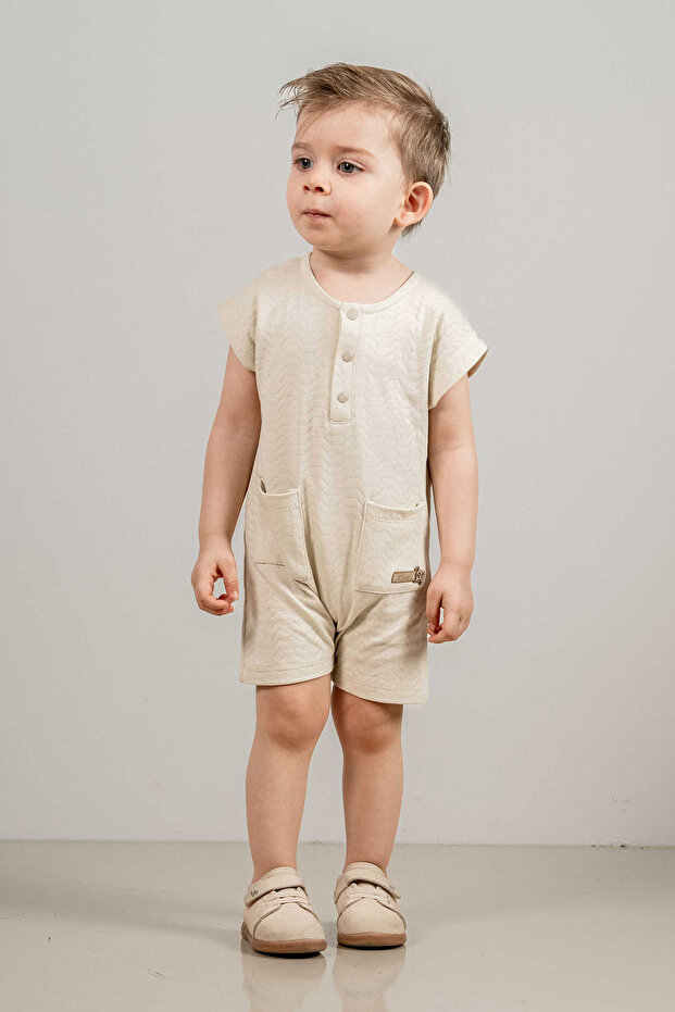 Baby Kids Natural Cotton Comfortable Jumpsuit Salopet Trend Fashion Bottom Top Set