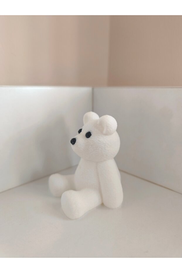 Beyaz Sevimli Ayıcık 6cm - 2